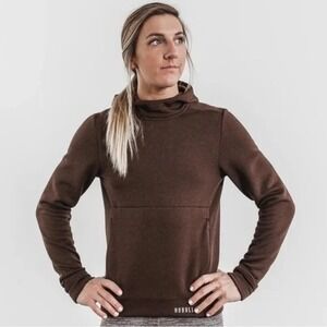 NoBull Women's Performance Pullover Hoodie Brown‎ Size XS